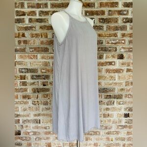 Anthro Cloth & Stone Gray Sleeveless Dress Medium